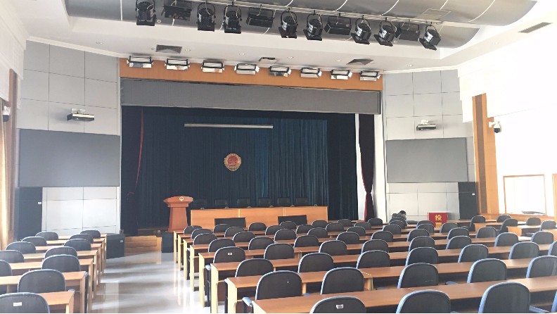 陜西麥景龍為神木某指揮中心提供多功能廳工程